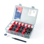 Stainless Steel Balls XIKE 620PCS 12-Size Bearing Kit with Tweezers-0