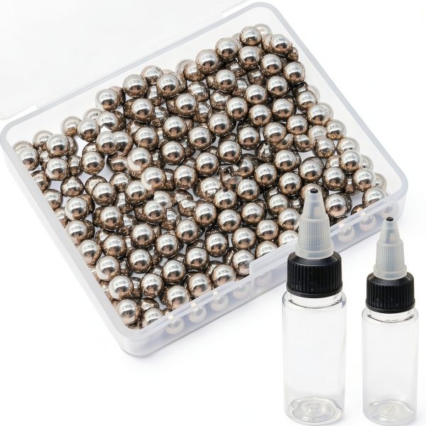 Paint Mixing Balls 220pcs 5.5mm Stainless Steel Agitator by weideer-0
