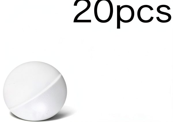 20mm 20pcs Polypropylene (PP) Hollow Plastic Balls - elephrun Sphere-1