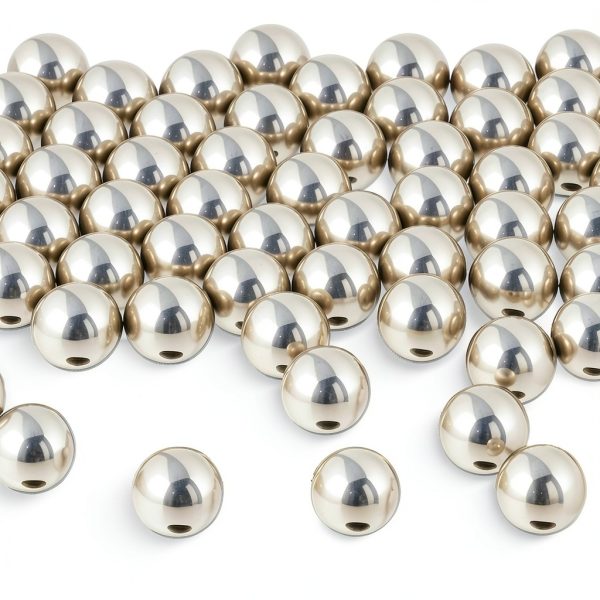 YQQYG 100 PCS Paint Mixing Balls, Small Metal Ball Stainless Steel Bearing Balls for Model Mixing and Stirring of Paint or Nail Polish Shaker (0.19"/5mm)-0