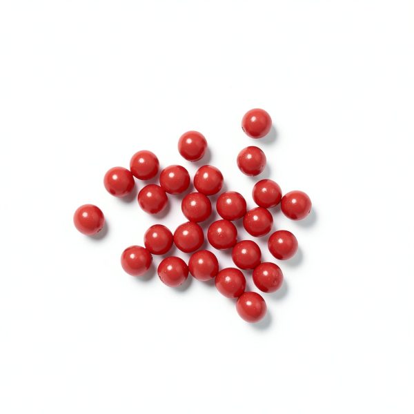 Red Polypropylene PP Smooth Hollow Plastic Balls YCPYC 12mm Sphere-1