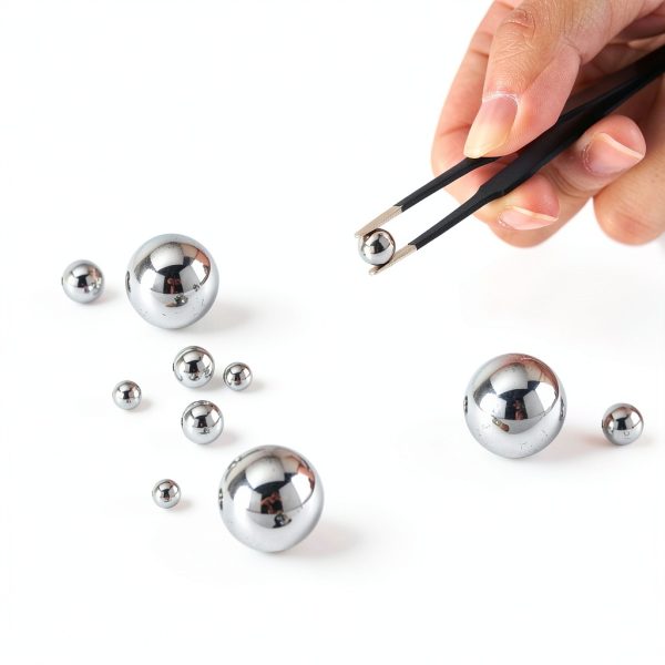 Stainless Steel Balls XIKE 620PCS 12-Size Bearing Kit with Tweezers-2