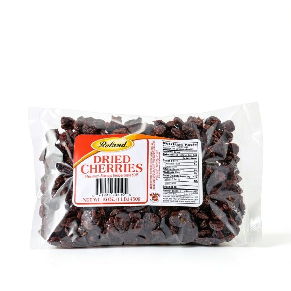 Roland Foods Dried Cherries USA Sourced Pitted 16 Oz Bag-1
